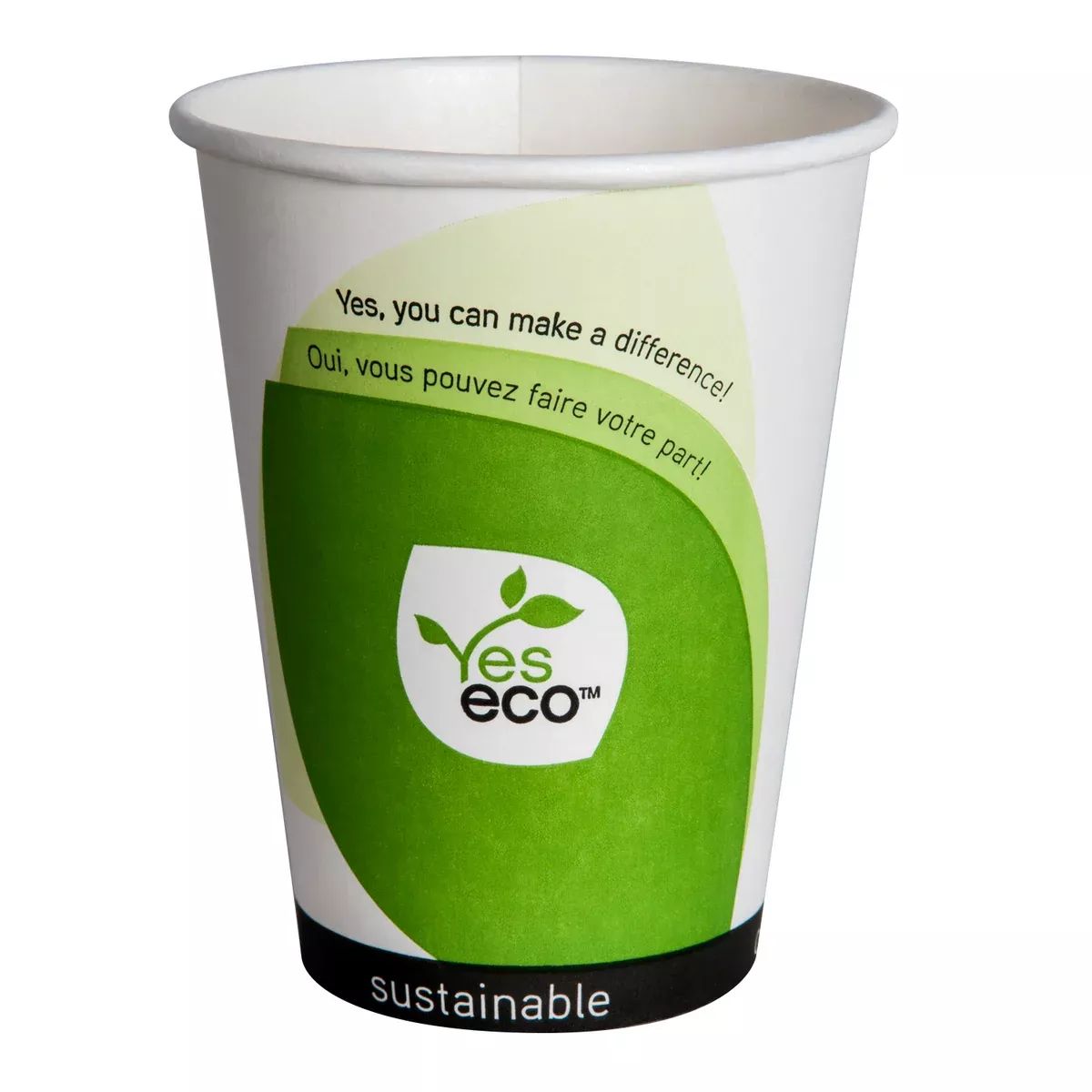 12 oz Eco Coffee Cups (1000 Per Case) - Compostable