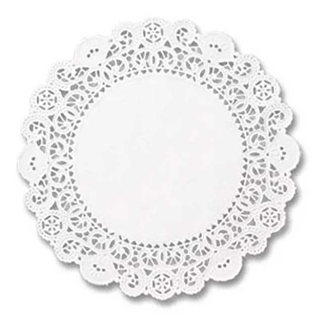 12" White Lace Doily (500 Per Case) (jit)