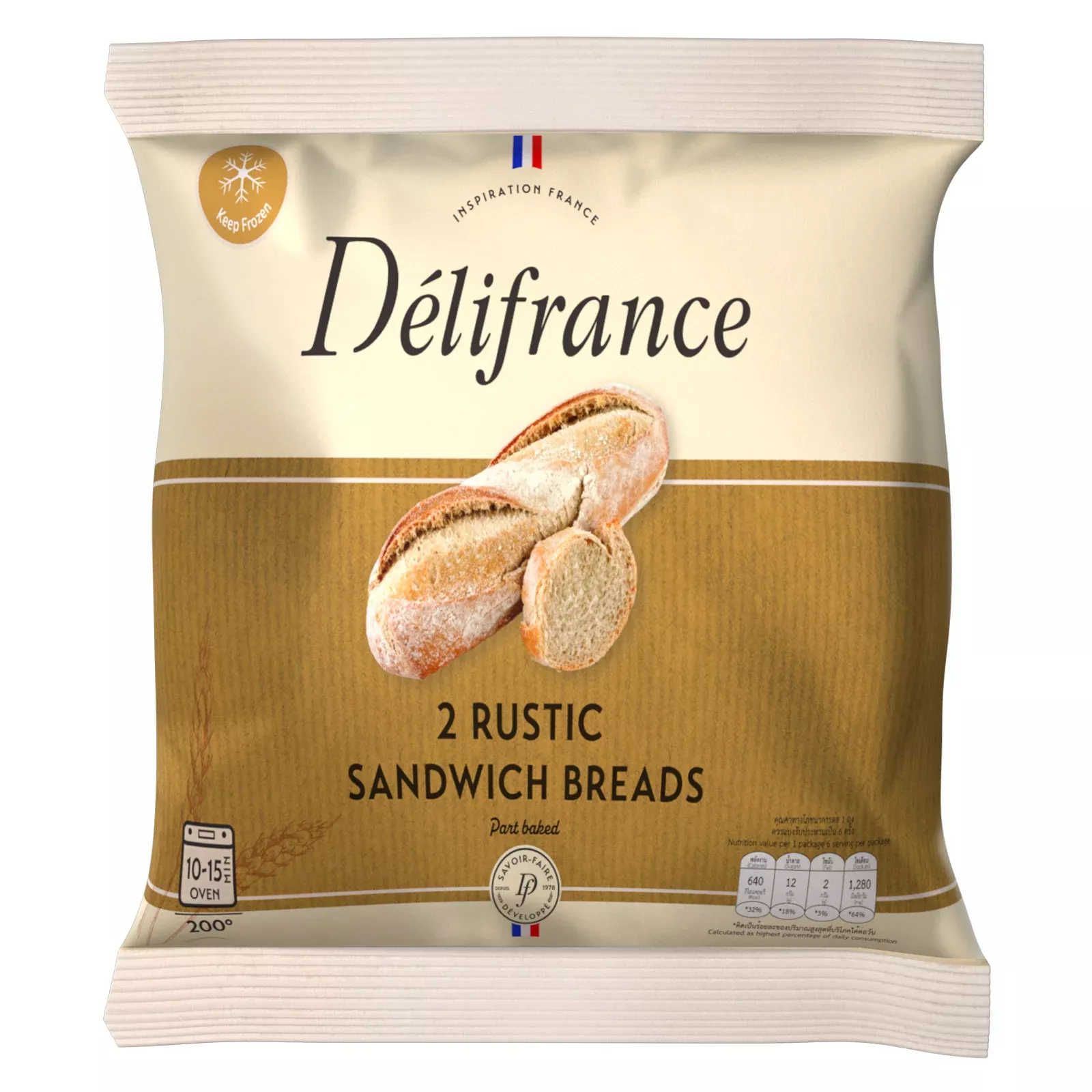2 Rustic Sandwich Breads