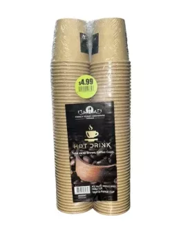 4 OZ KRAFT SINGLE WALL PAPER CUP 100 PCS