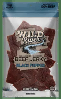 7 OZ WILD RIVER PEPPERED JERKY 8 PER BOX