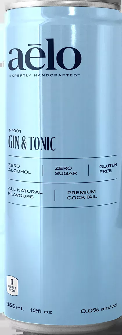 Aelo - Gin and Tonic- Non Alcoholic (24 x 355) (jit)