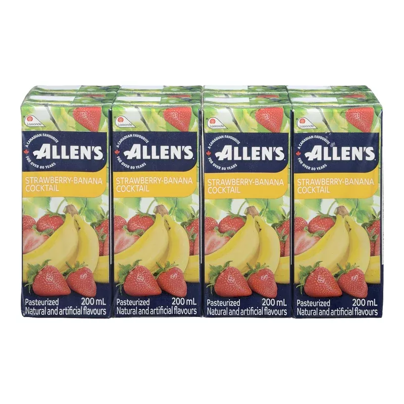 Allens Strawberry Banana Juice (Tetra) (32-200 mL)