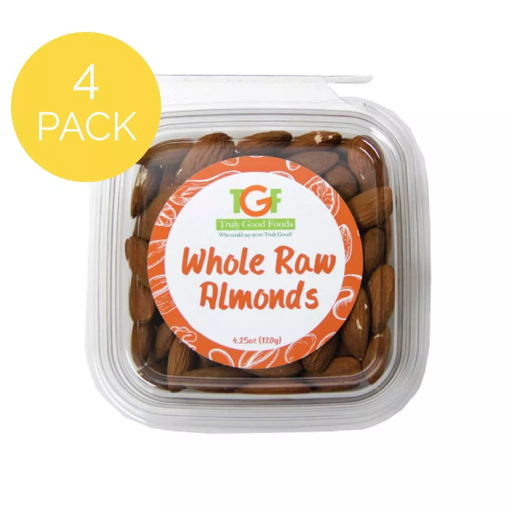 Almonds Raw mini cube – 4 pack, 4.25oz cubes