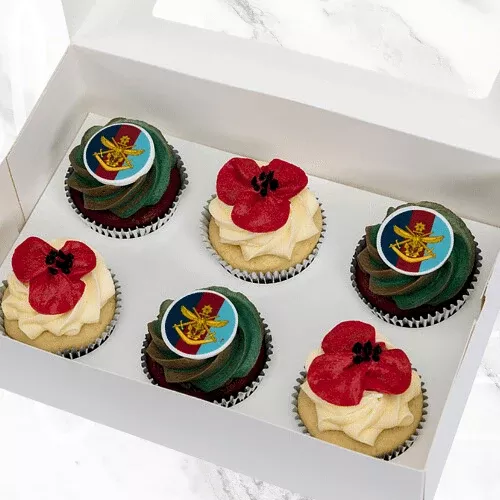 Anzac Poppy Cupcakes (6)