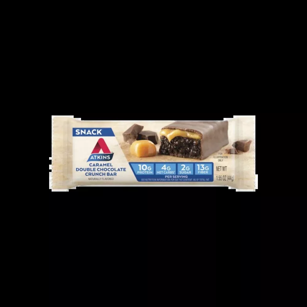 Atkins - Caramel Double Chocolate Crunch Snack Bar (40g) (5/carton)