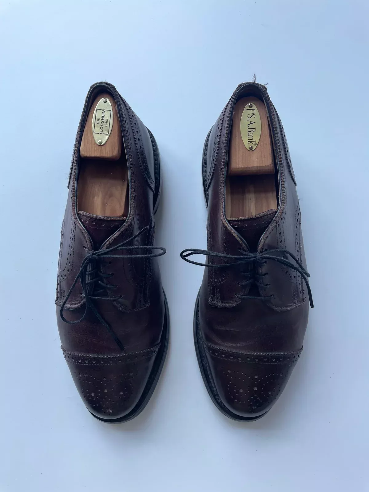 Austin Phillips Wing Tip, Dark Brown (Size 11 M)