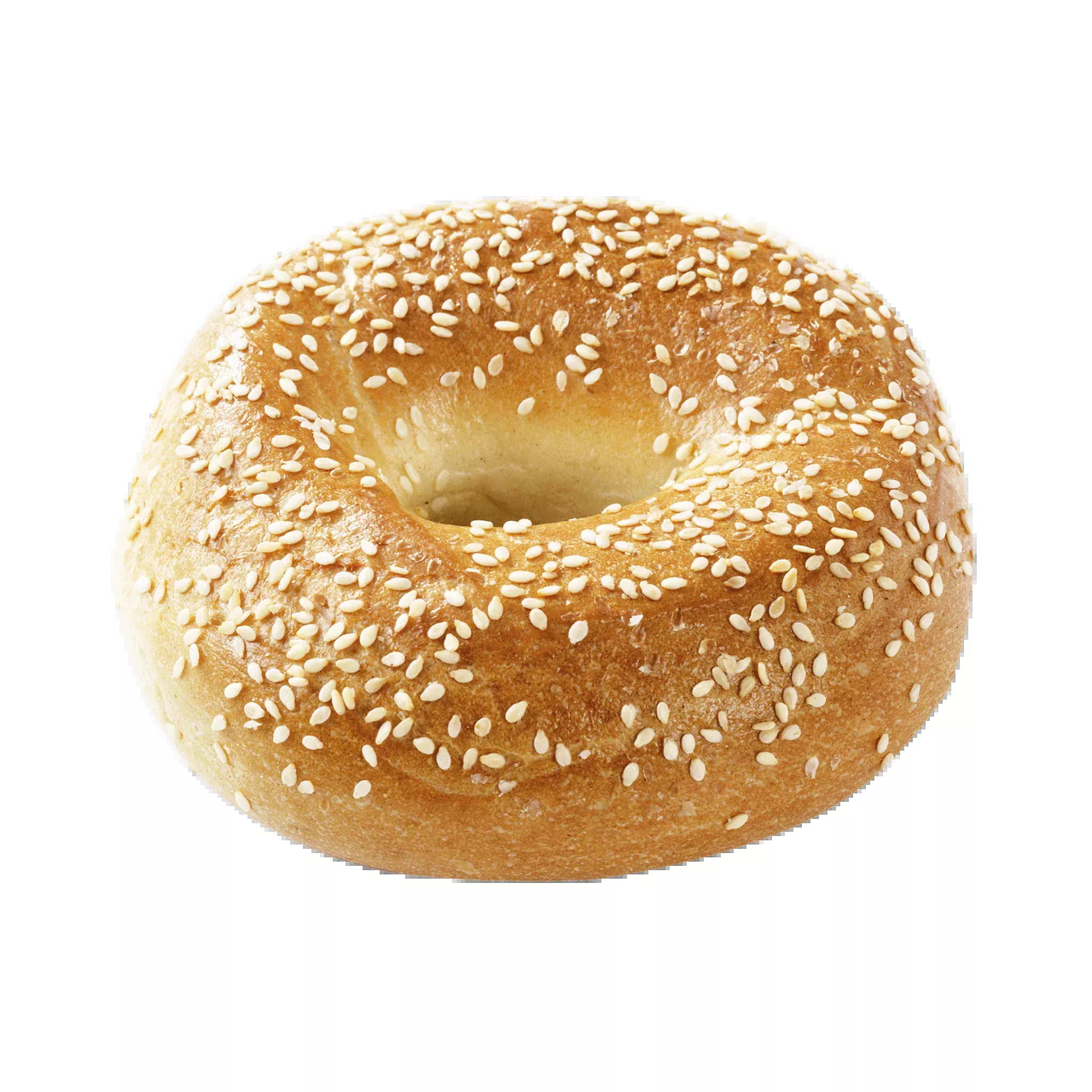 Bagel with topping Sesame seeds