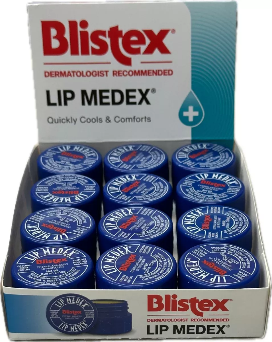 Blistex Lip Medex Blue Jar (12 Jars Per Box)