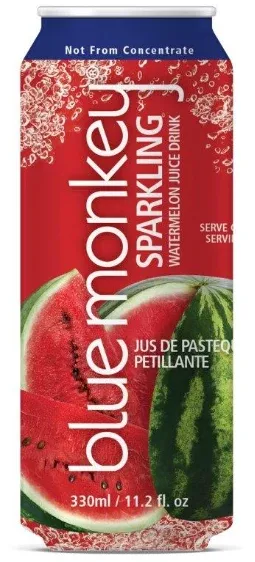 Blue Monkey Sparkling Watermelon Juice (12 - 330 mL)