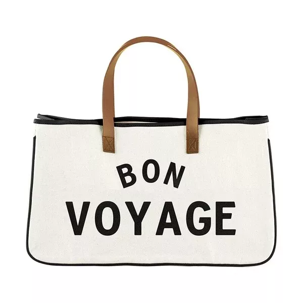Bon Voyage Canvas Tote