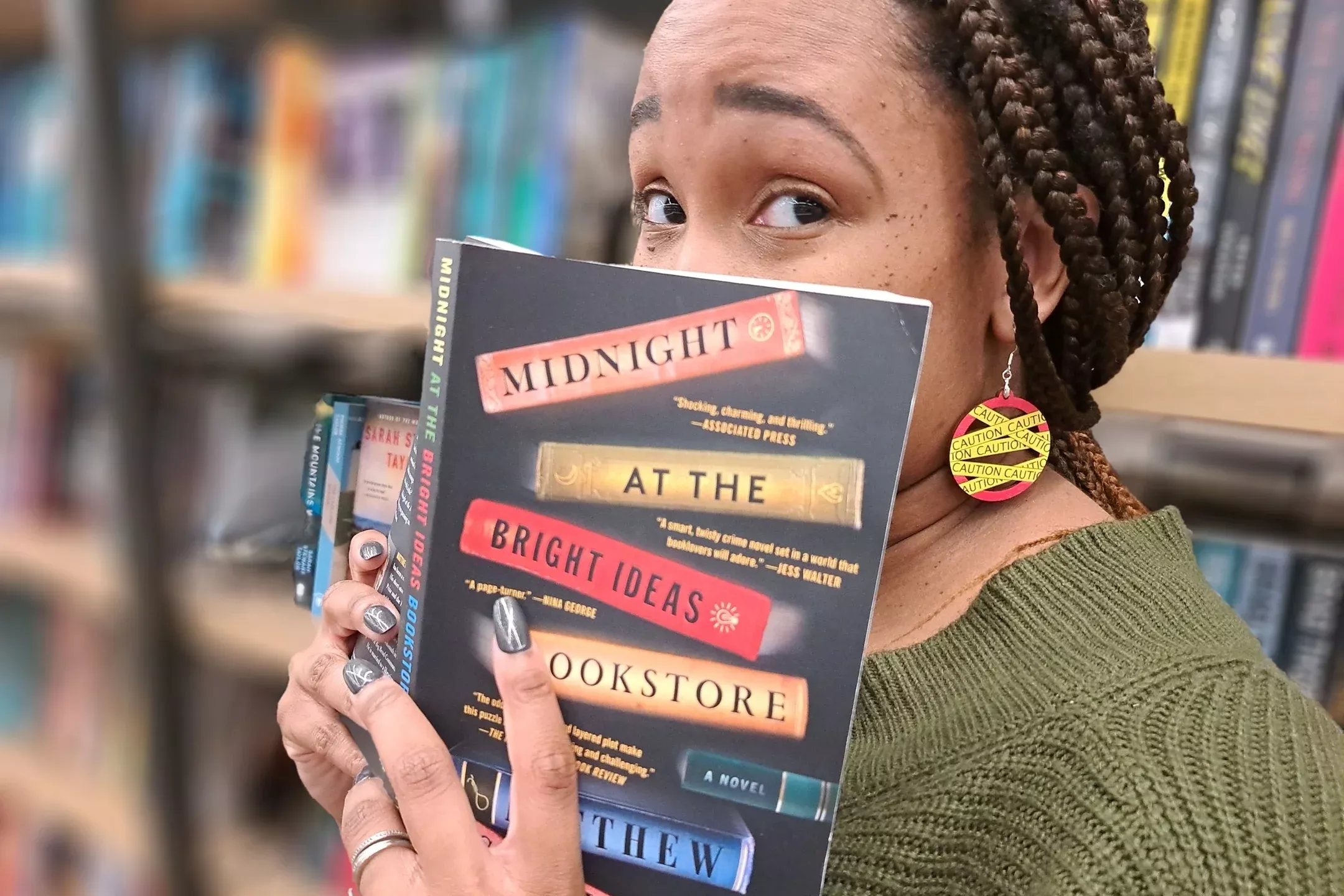 Book Club Earrings