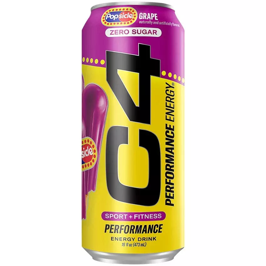 C4 Energy Drink - Grape Popsicle (12x473ml) (jit)