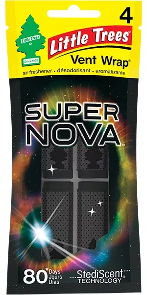 Car Vent Wrap Supernova Scent (4 Pieces Per Pack 4 Packs Per Bag)