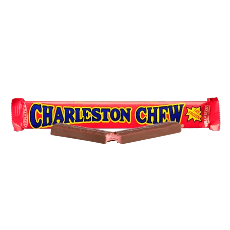 Charleston Chew Strawberry Candy Bar 1.8 oz (24 Bars Per Box)