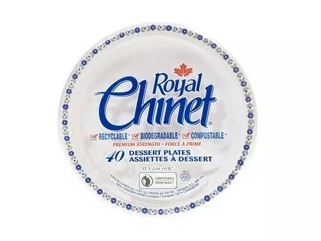 Chinet 6 3/4" Paper Dessert Plate (1000 Per Case)