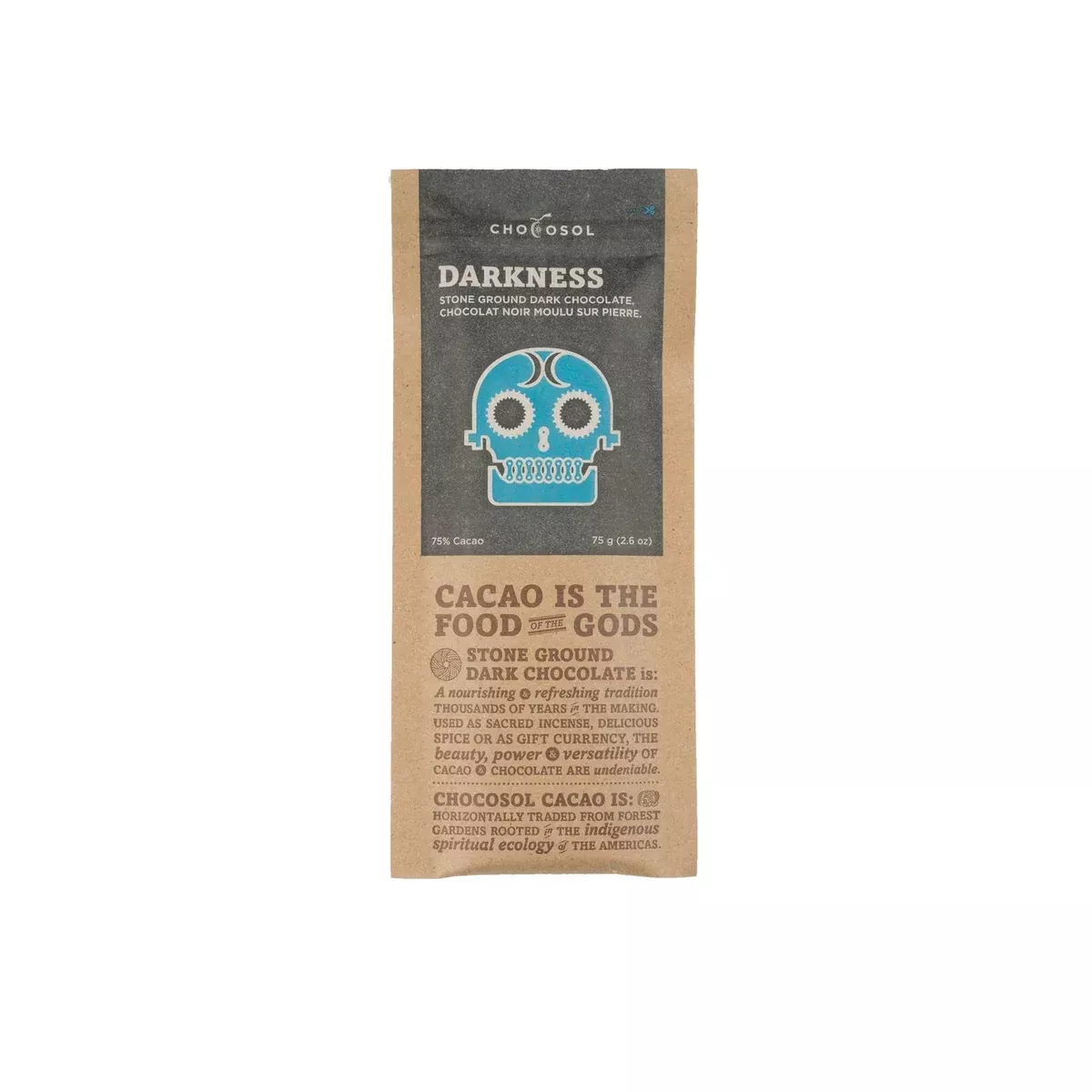Chocosol - Chocolate Bar, Darkness (75g)