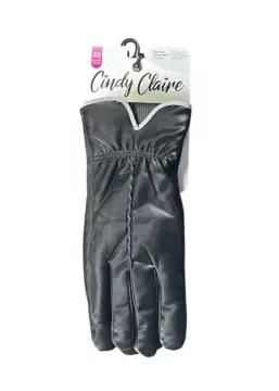 CINDY CLAIRE LADIES GLOVES WITH FUR LINING