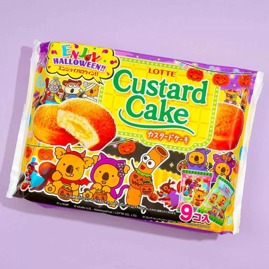 (CLEARANCE) Lotte Custard Cake Halloween Party Pack (9pcs)