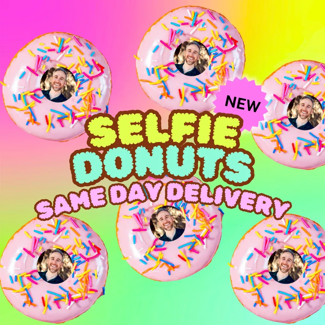 Custom Photo Donuts Delivered in Sydney Same Day