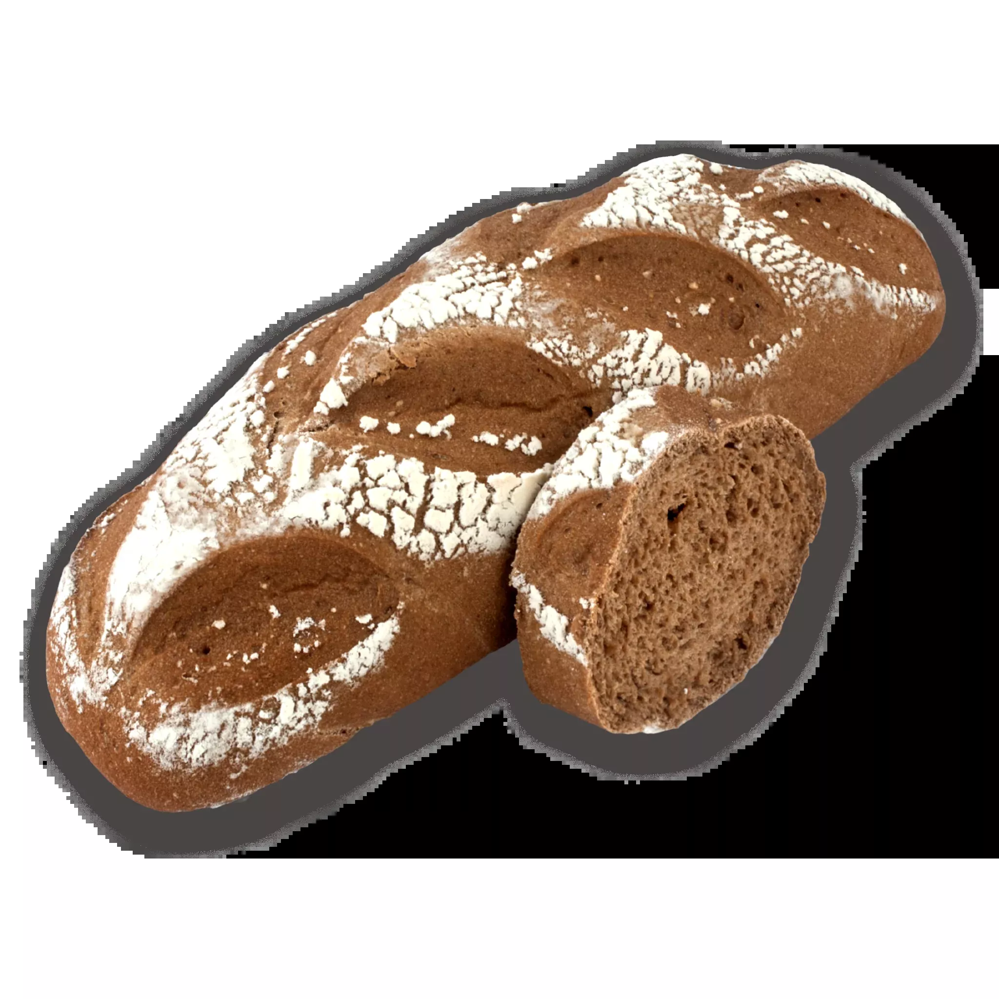 Dark Rye Sour Bread