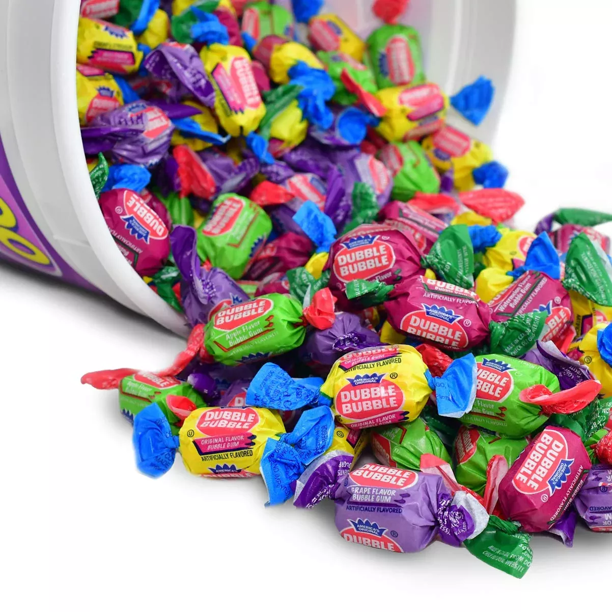 Dubble Bubble Twist Gum 1.89Kg (400+ Candies Inside)