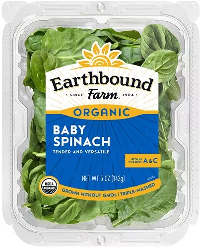 Earthbound Farm Organic Baby Spinach (1-142 g Pack) (fresh)