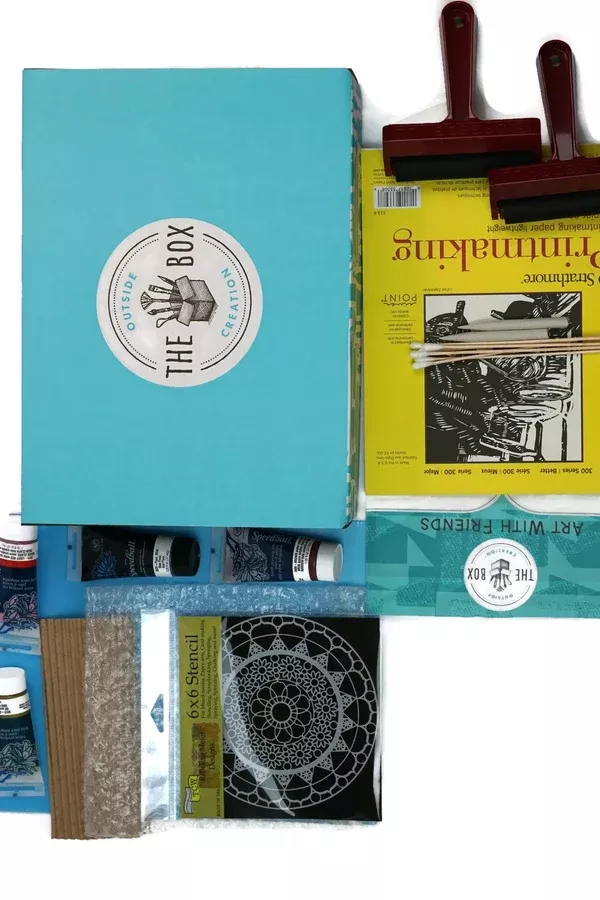 Easy Mono Printing Art Kit for 2