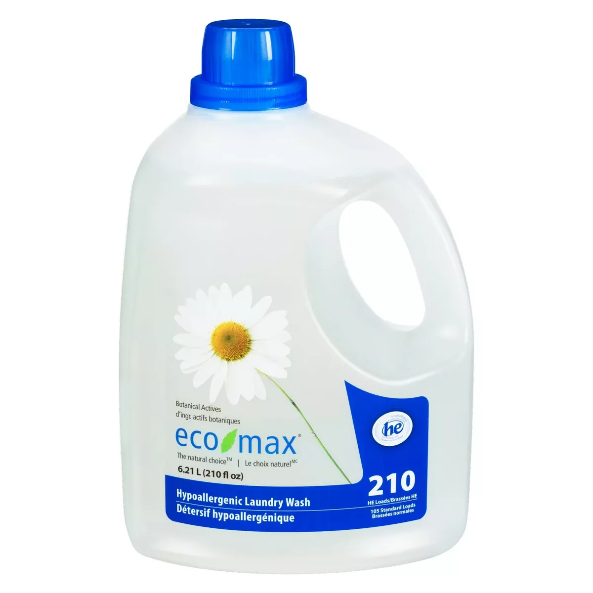 Eco-Max Hypoallergenic Laundry Wash 210 Loads HE (2 - 6.2 L) (jit)