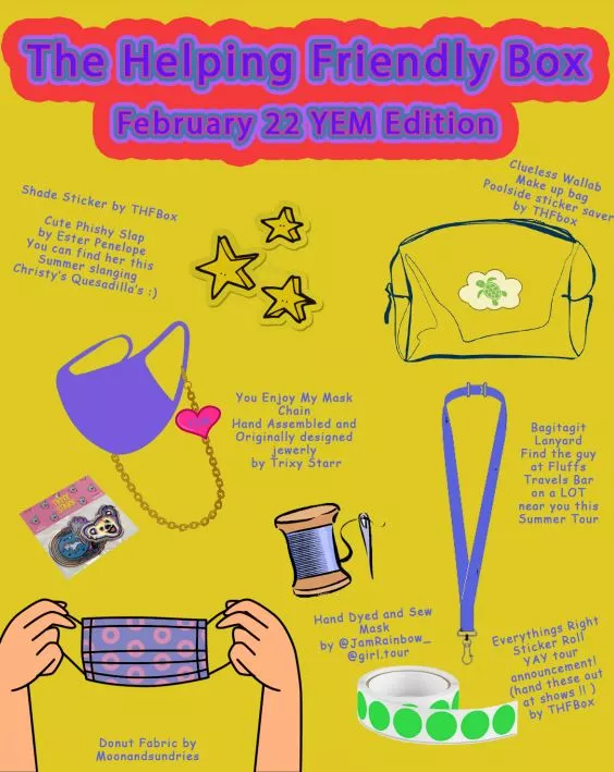 Feb 22 Edition of The Helping Friendly Box - Just this once