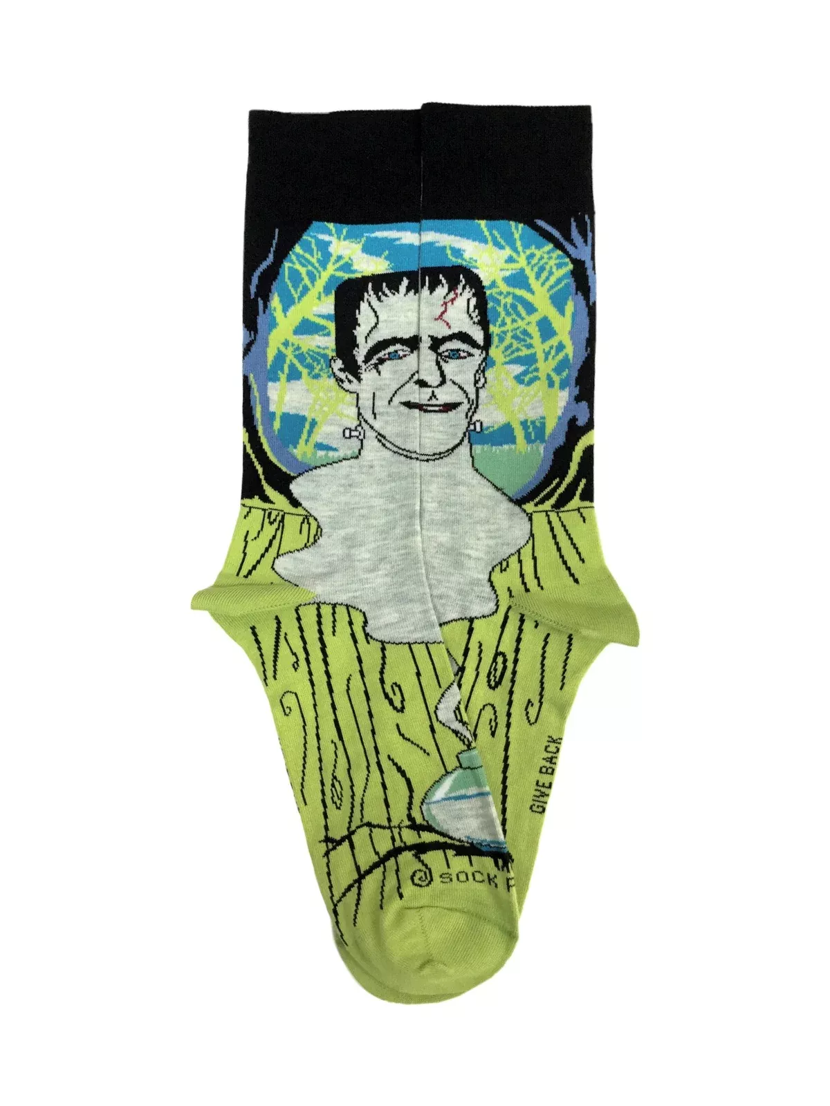 Frankenstein's Monster Socks from the Sock Panda (Adult Large)