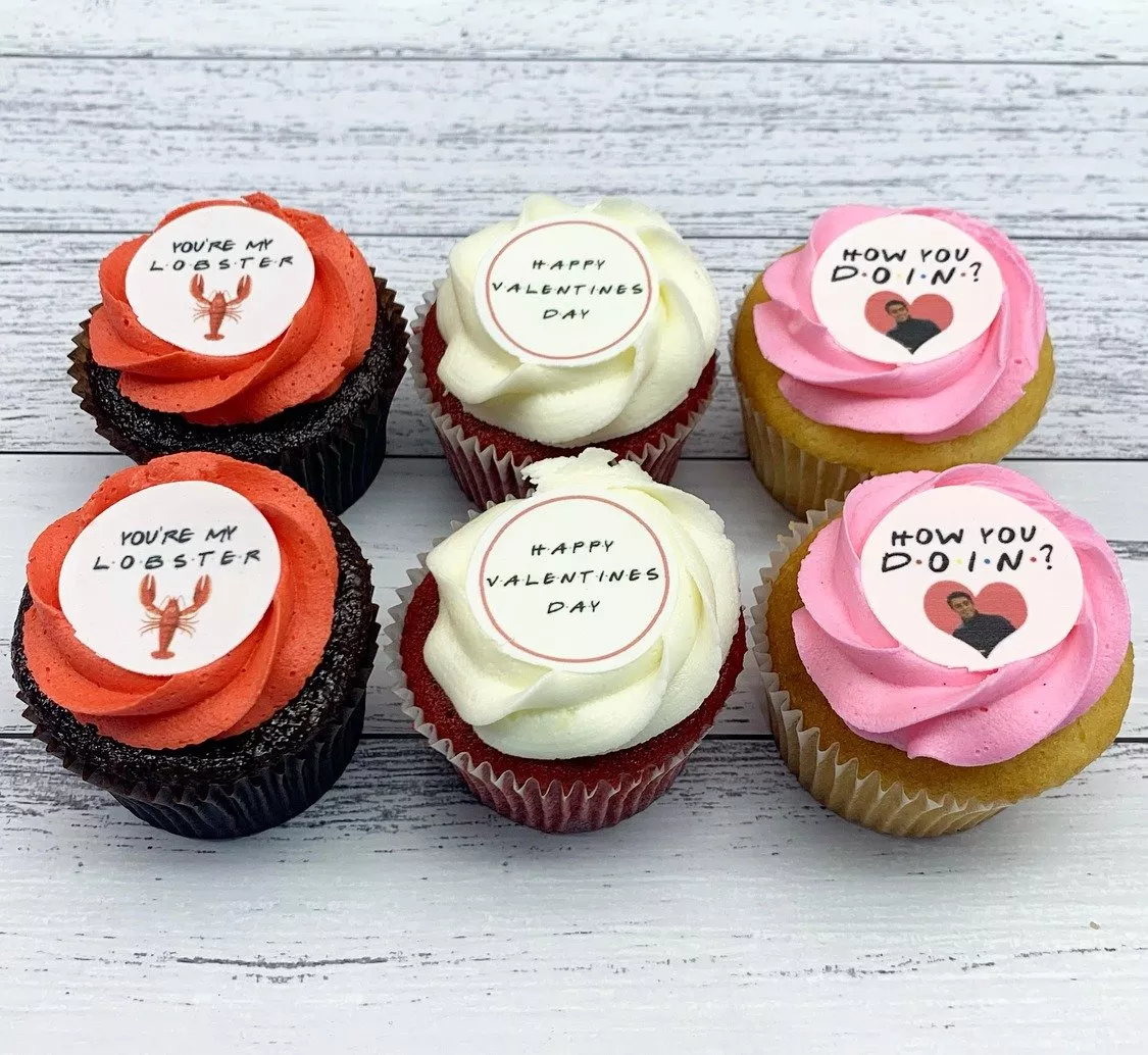 “Friends Valentine’s Day” Cupcake Box
