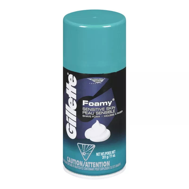 Gillette Foamy Sensitive Skin Shaving Foam (12-311 g) (jit)