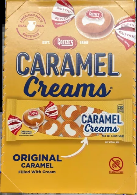 Goetzes Caramel Creams 1.9 oz (20 Packs Per Box)