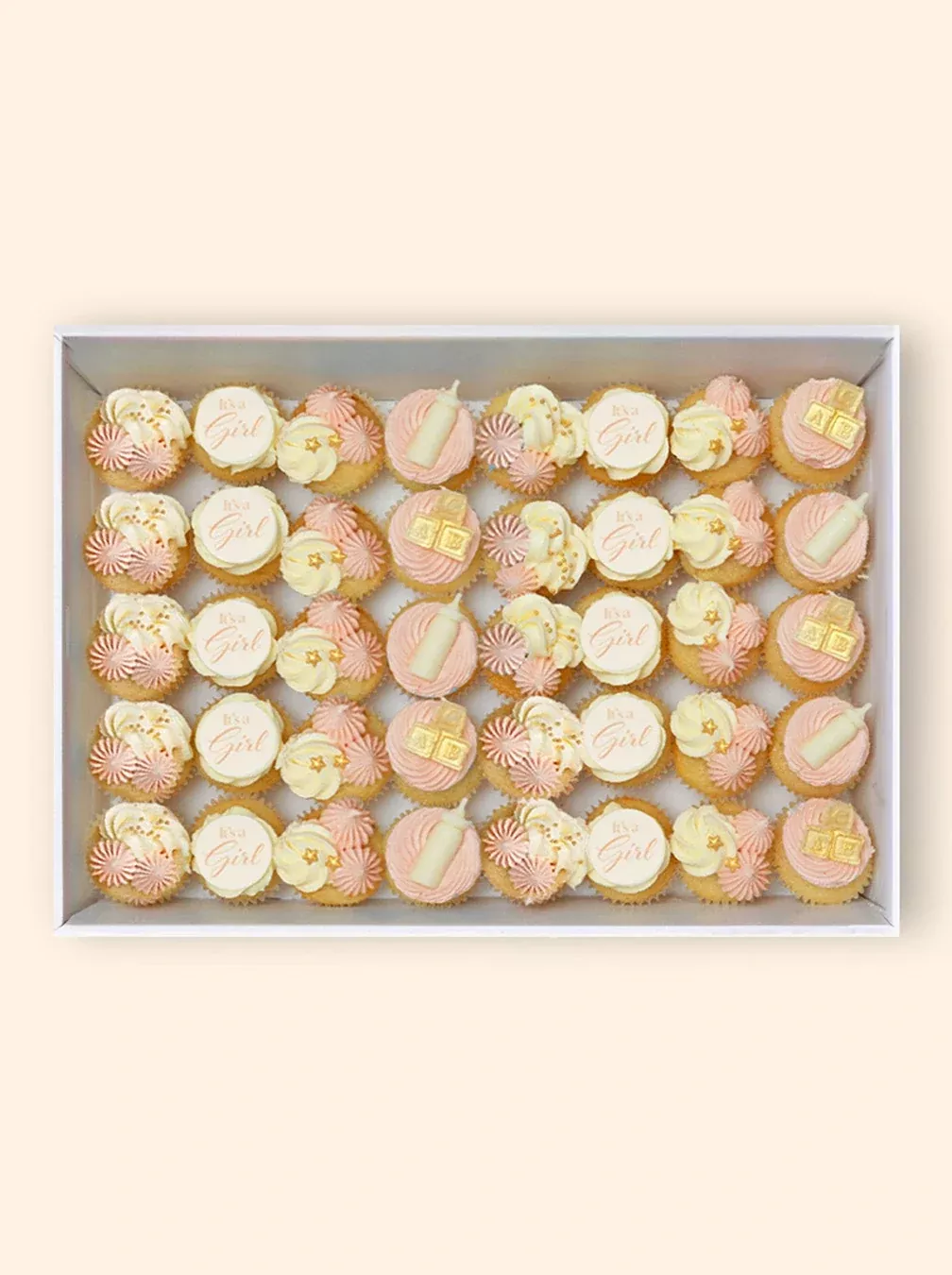 "It's a Girl" Baby Shower mini cupcakes | Cupcake Central Melbourne