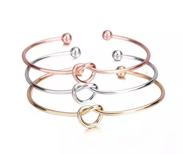 KNOT MinimalistSilver| Gold Tarnish free Bracelet