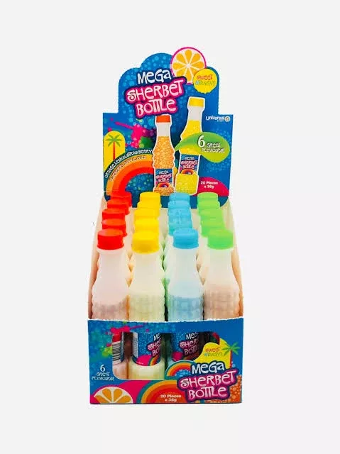 Mega Sherbet Bottles 36gm x20