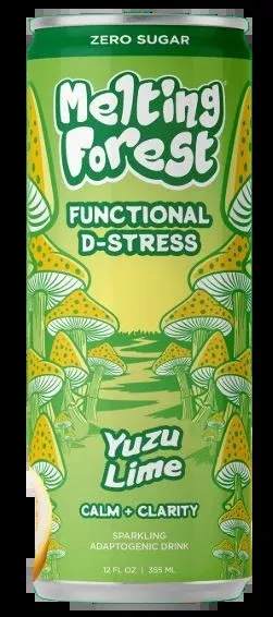 Melting Forest - Mushroom D-Stress Drink Yuzu Lime (12x355ml)