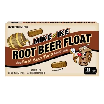 Mike and Ike Root Beer Theater Box 4.25 oz (12 Box Per Case)