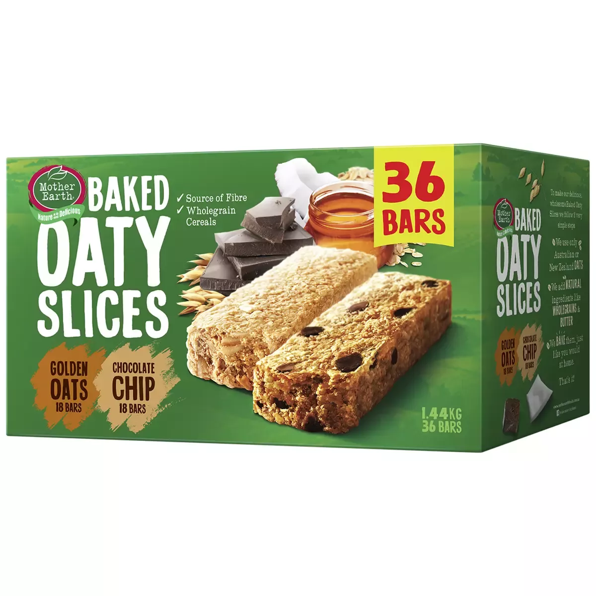 Mother Earth Baked Oaty Slices x36