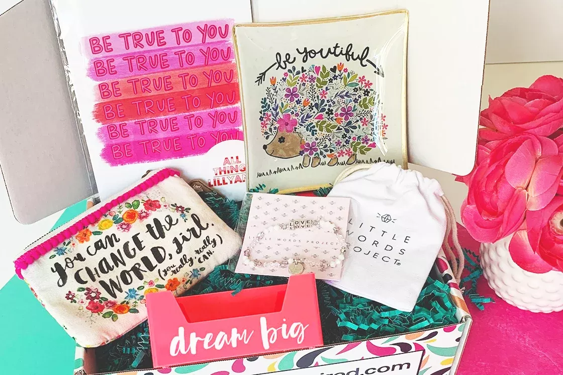 One Girl Inspired Month Subscription Gift Box for Tweens and Teens