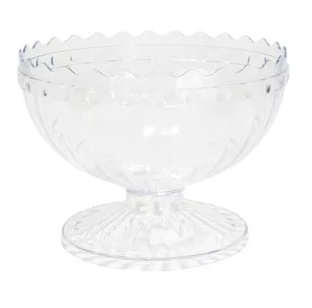 PLASTIC FRUIT BOWL 7 X 5.5 INCH