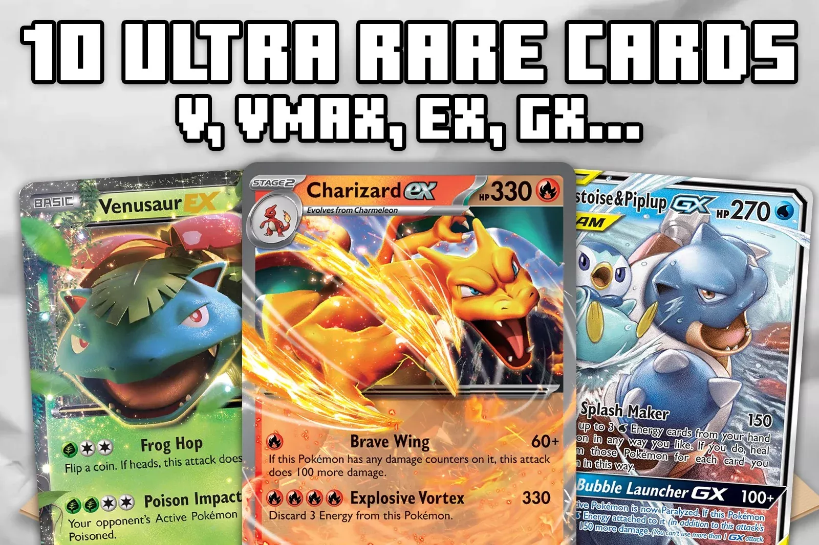 Pokémon Card GOD Pack! - 10 Ultra Rare OR Full Art Cards (Assorted Lot)