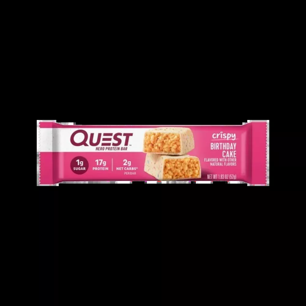 Quest - Crispy Birthday Cake Protein Bar (52g) (12/carton)