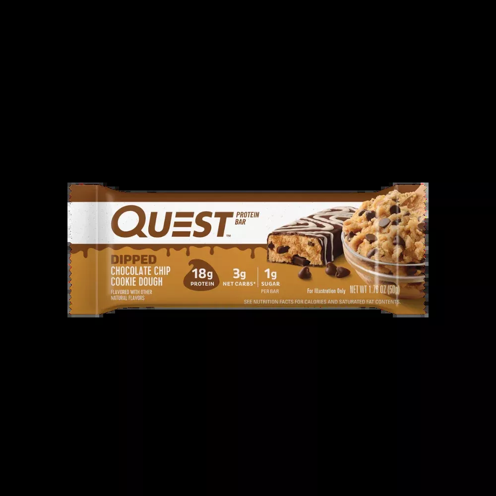 Quest - Dipped Chocolate Chip Cookie Dough Protein Bar (60g) (12/carton)