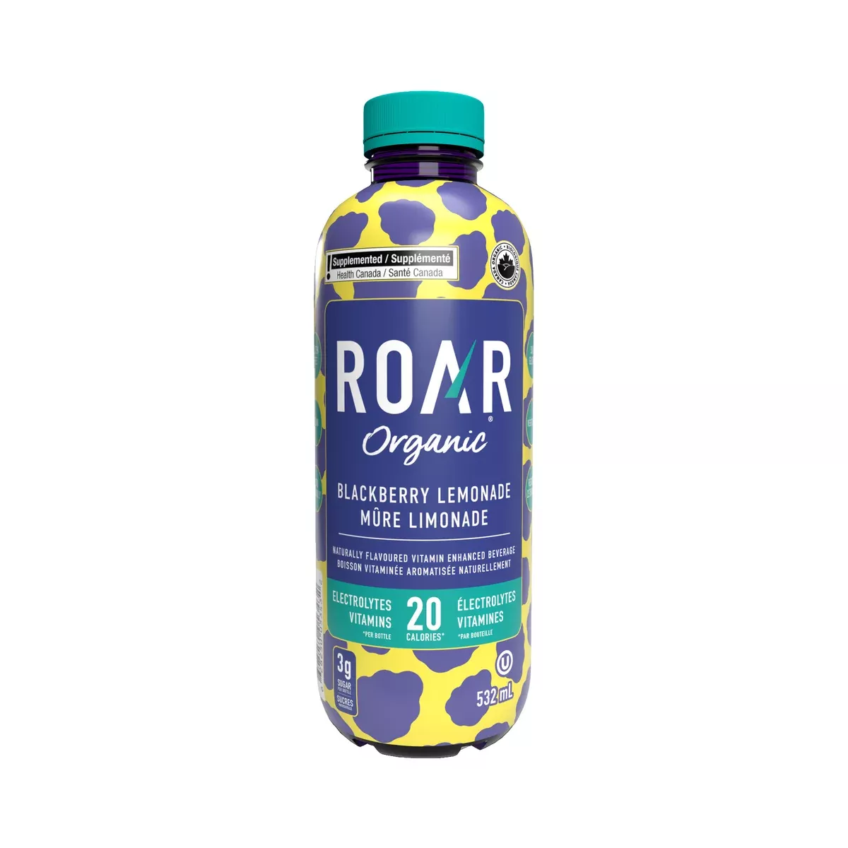 ROAR Organic - Blackberry Lemonade (12-532 ml)