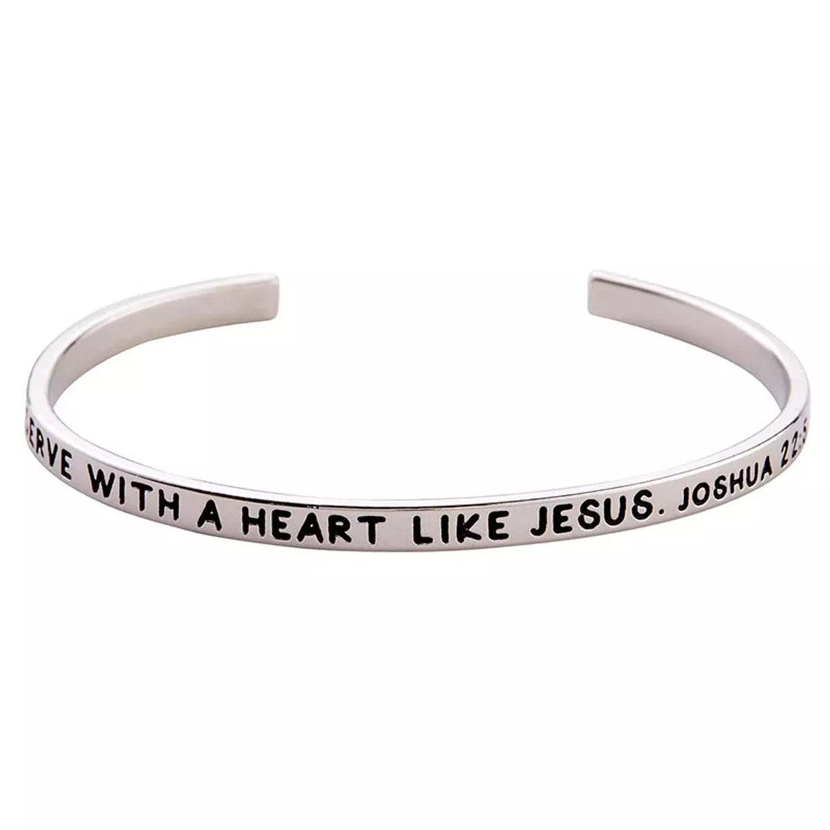 Serve with a Heart Like Jesus Bracelet (2 Pack)