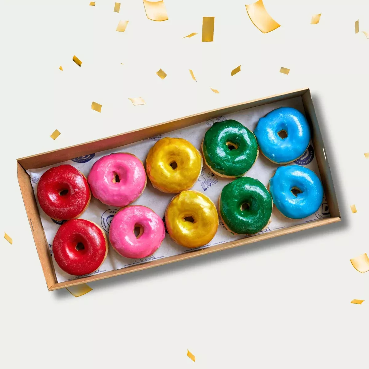'Show Your Pride' Rainbow Donuts