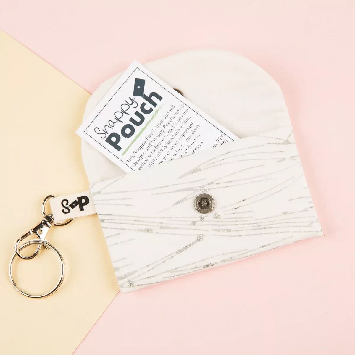 Snappy Pouches in Geo by JuneeB Designs