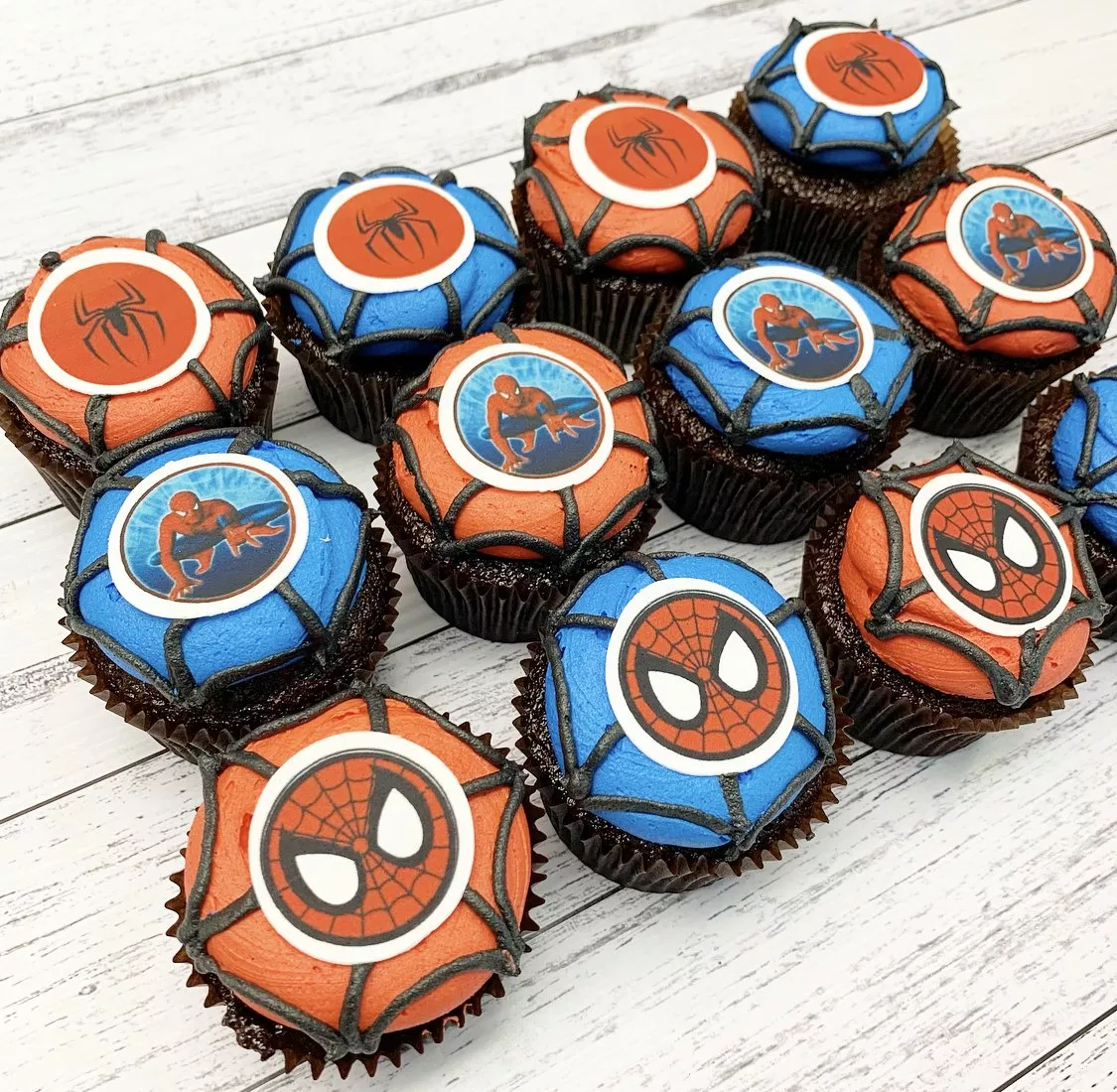 “Spiderman ” Cupcake Box